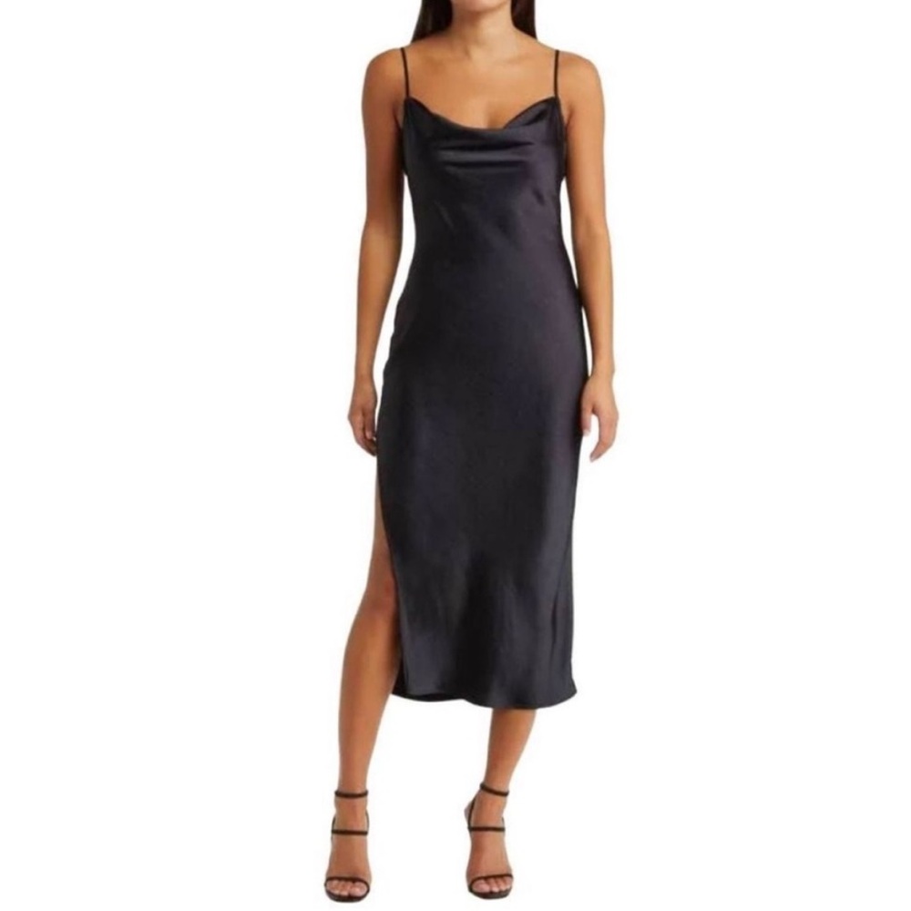 TEAL ~ BANANA REPUBLIC | L | Satin Slip Dress | NWT